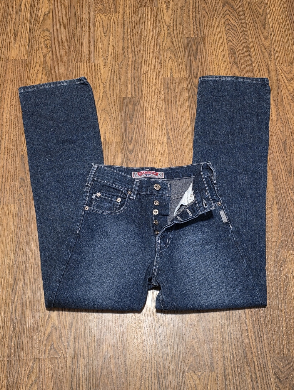 Vintage Silver Jeans Co Made in Canada Button Fly Women’s Jeans Size 25 Dark F53